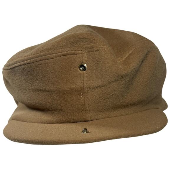 Vintage Stetson Wool Newsboy Hat Men’s Medium Tan Snap Bill Classic Style - Picture 3 of 10